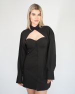 SILENCE MINI SHIRT DRESS AB4052 - Image 2