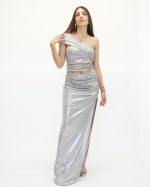 PONYTAILS JASMINE ONE SHOULDER DRESS AN100