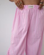 ZANDE DAISY POPLIN STRIPPED TROUSERS AN110-1 - Image 2