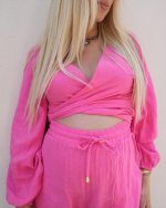 ZANDE ARIA SHORTS AND WRAP TOP SET AN22 - Image 2