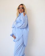 ZANDE DAISY POPLIN STRIPPED SHIRT AN26-1 - Image 4