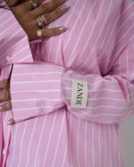 ZANDE DAISY POPLIN STRIPPED SHIRT AN26-1 - Image 2