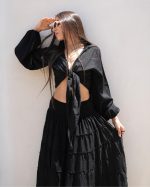 ZANDE ESMERALDA MAXI SKIRT AND WRAP TOP SET AN36 - Image 2