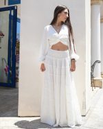 ZANDE ESMERALDA MAXI SKIRT AND WRAP TOP SET AN36 - Image 2