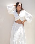 ZANDE ESMERALDA MAXI SKIRT AND WRAP TOP SET AN36 - Image 3