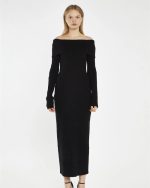 GLAMOROUS BARDOT KNITTED MIDI DRESS AN4888