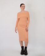 GLAMOROUS DUSTY PEACH GLITTER AN498A