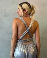 PONYTAILS JASMINE UMBRELLA MAXI DRESS AN92 - Image 5