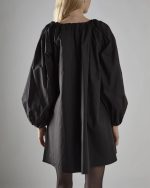 GLAMOROUS  LONG SLEEVE TIE DETAIL MINI DRESS CK7607 - Image 3