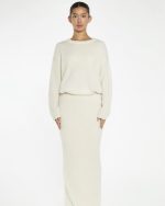 GLAMOROUS SET OVERSIZED JUMBER MAXI SKIRT CK7630