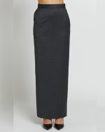 SILENCE SET BOY WOOL MAXI SKIRT BLAZER G0325 - Image 3