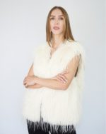 GLAMOROUS FAUX FUR GILET KA7171