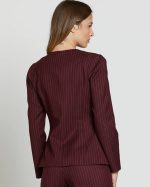 SILENCE SET FOLD STRIPE PANTS BLAZER PA253 - Image 4