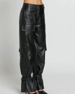 SILENCE LEATHER CARGO PANTS SD2027 - Image 2