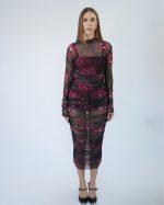 SILENCE PEONIA DRESS SD9023-B
