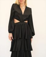 PONYTAILS SILENA MAXI FRILLED DRESS SS2501 - Image 4