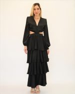 PONYTAILS SILENA MAXI FRILLED DRESS SS2501 - Image 5