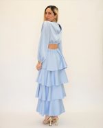 PONYTAILS SILENA MAXI FRILLED DRESS SS2501 - Image 2
