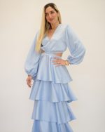 PONYTAILS SILENA MAXI FRILLED DRESS SS2501 - Image 3