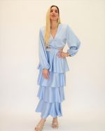 PONYTAILS SILENA MAXI FRILLED DRESS SS2501 - Image 4