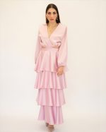 PONYTAILS SILENA MAXI FRILLED DRESS SS2501