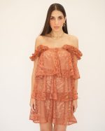 PONYTAILS SCORPIOS LACE MINI DRESS SS2502-2