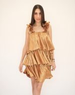 PONYTAILS SCORPIOS PLEATED MINI DRESS SS2502 - Image 2