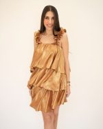 PONYTAILS SCORPIOS PLEATED MINI DRESS SS2502 - Image 3