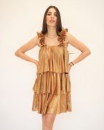 PONYTAILS SCORPIOS PLEATED MINI DRESS SS2502 - Image 4