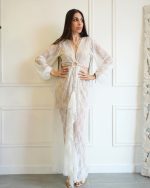 PONYTAILS CHARLOTTE MIDI LACE DRESS SS2509