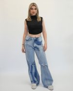GLAMOROUS WIDE LEG JEANS TM0906B