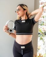 ZANDE SERENA SHORT SLEEVE CROP TOP ZSS2502 - Image 2