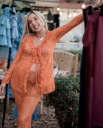 ZANDE VERONA ORANGE LACE SET ZSS2518 - Image 3