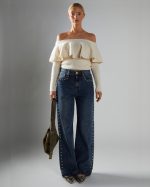 GLAMOROUS JEANS DARK STONEWASH AN5371