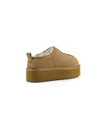 COLORS OF CALIFORNIA PLATFORM SUEDE SHEEPSKIN SABOT SHEARPLA3 - Image 2