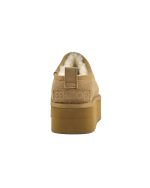 COLORS OF CALIFORNIA PLATFORM SUEDE SHEEPSKIN SABOT SHEARPLA3 - Image 3