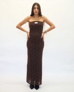 ZANDE ALESSIA LACE MAXI DRESS ZFW2612 - Image 4