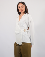 SHIRT WITH GOLD DETAIL 25745