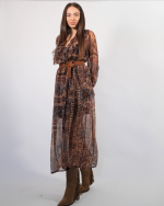 ETHNIC DRESS WITH BELT 4690 - Image 3