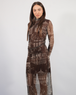 CHIFFON PRINTED DRESS 52050 - Image 2