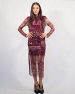 CHIFFON PRINTED DRESS 52050