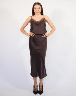 SET SATIN WITH LACE DETAILS 95000