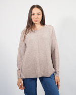 KNIT WITH ROUND NECK R390