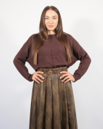 KNIT WITH ROUND NECK R390