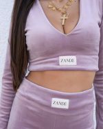 ZANDE LUCIA VELVET SET ZFW2601 - Image 4