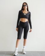 ZANDE INGRID LONG SLEEVE CROP TOP ZFW2631 - Image 3