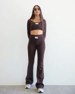 ZANDE INGRID LONG SLEEVE CROP TOP ZFW2631 - Image 4