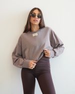 ZANDE DUA LONG SLEEVE CROP TOP ZFW2636 - Image 2