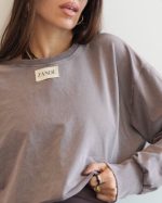 ZANDE DUA LONG SLEEVE CROP TOP ZFW2636 - Image 3