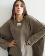 ZANDE DUA LONG SLEEVE TOP ZFW2637 - Image 2